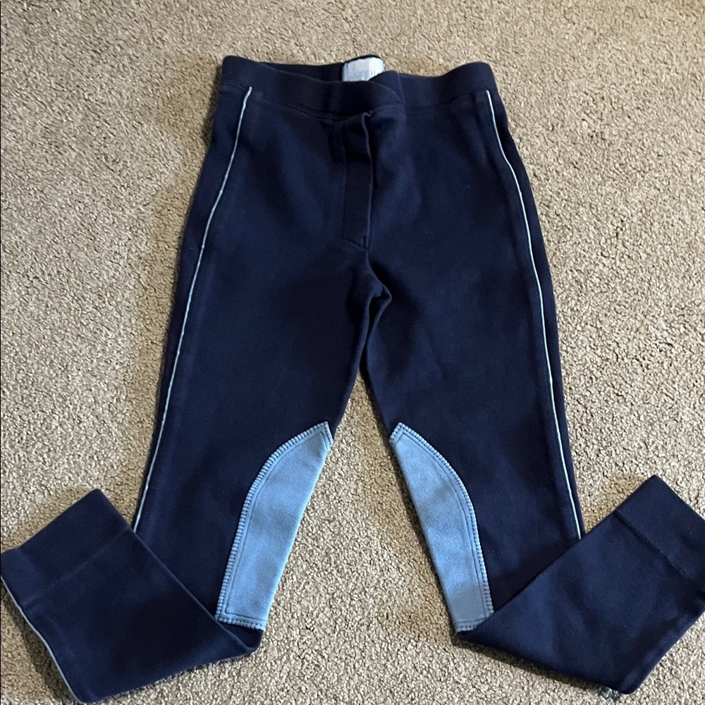 Kids Navy and Light Blue Horse Riding Pants